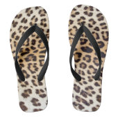 Lopardhaar Teenslippers (Voetbed)