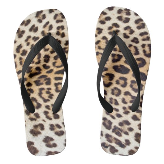 Lopardhaar Teenslippers (Voetbed)