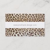 Lopardhaar Visitekaartje (Achterkant)