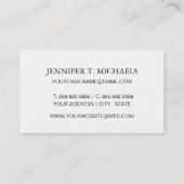 Lopardhaar Visitekaartje (Achterkant)