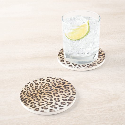 Lopardhaar Zandsteen Onderzetter (Zijkant)