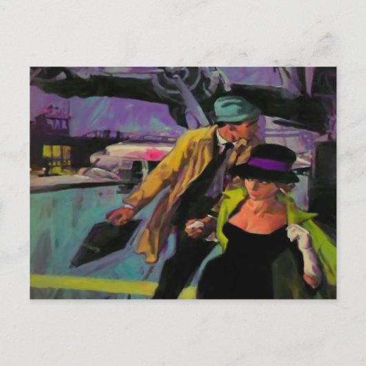 Lopbaan ~ Briefkaart (Voorkant)
