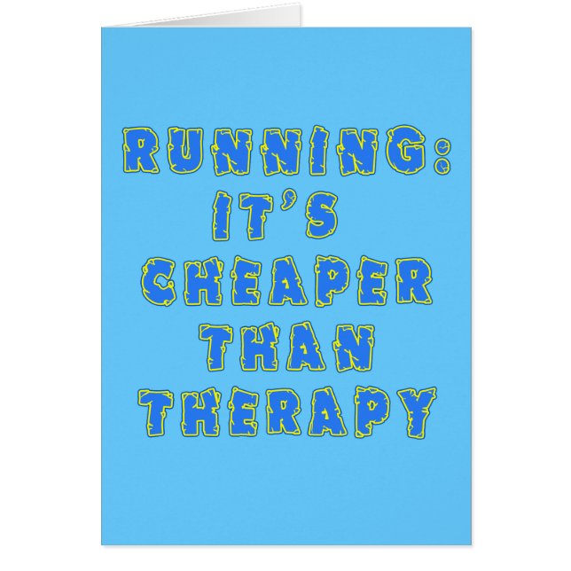 LOPEN:  CHEAPER DAN THERAPY-T-shirts (Voorkant)