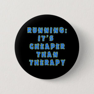 LOPEN:  CHEAPER DAN THERAPY-T-shirts Ronde Button 5,7 Cm