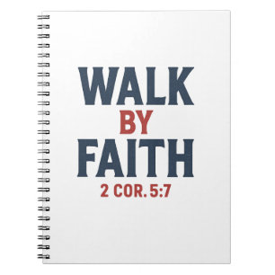 Lopen door geloof 2 Kor 5:7 Notitieboek