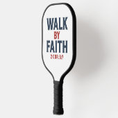 Lopen door geloof 2 Kor 5:7 Pickleball Paddle (Links)