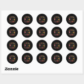 Lopen Door Het Geloof Valt Constant Christelijk Ko Ronde Sticker (Vel)
