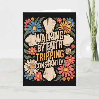 Lopen Door Het Leven Constant Geslipte Grappige Wa Kaart