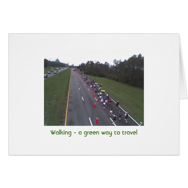 Lopen - een groene manier om te reizen (Voorkant Horizontaal)