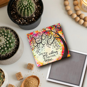 Lopen elkaar thuis magneet