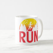 Lopen Grappige Hardloop Meisjes Hardloper Meisje A Koffiemok (Voorkant rechts)