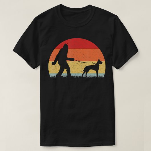  lopen Grote Deen Dog Grappige Cadeaus T-shirt (Design voorkant)