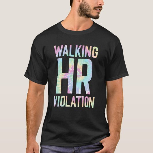 lopen HR-schending Human Joke Resources T-shirt (Voorkant)