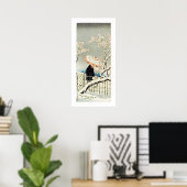 Lopen in de sneeuw poster (Thuiskantoor)