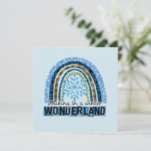 Lopen in een Winterland   Blauwe regenboog