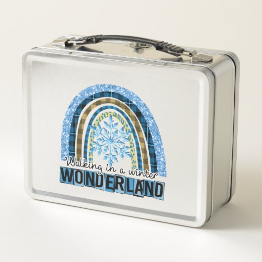 Lopen in een Winterland | Blauwe regenboog (Achterkant)