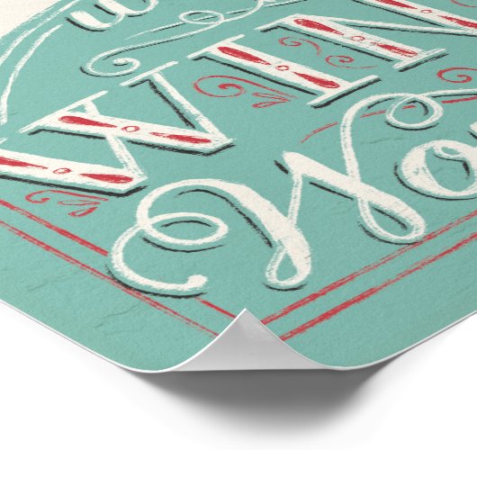 Lopen in een winterland poster (Hoek)