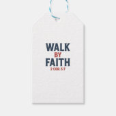 Lopen in geloof cadeaulabel (Voorkant)