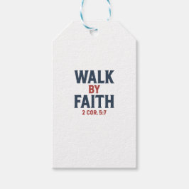 Lopen in geloof cadeaulabel