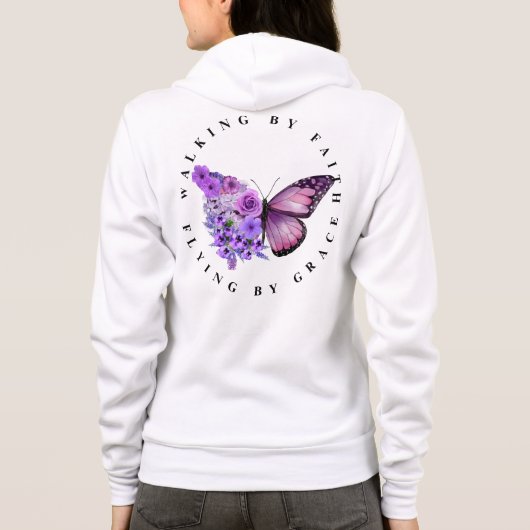 Lopen in geloof hoodie (Achterkant)