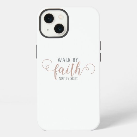 Lopen in geloof, iPhone hoesje (Achterkant)