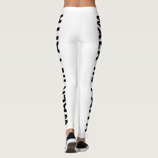 "LOPEN IN GELOOF" Vrouwen Leggings (Achterkant)