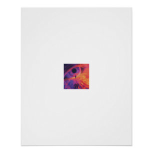 Lopen In Het Reusachtige Kosmische Oog Perfect Poster
