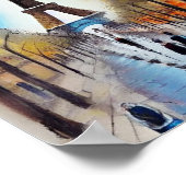 Lopen in Parijs Poster (Hoek)