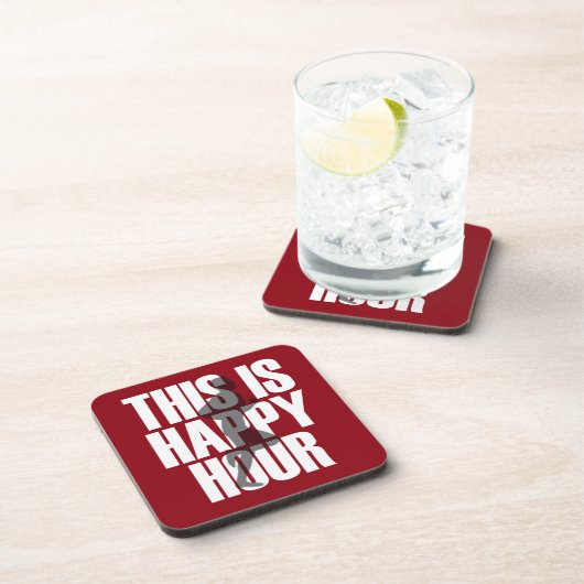 Lopen is een vrolijk uur bier onderzetter (Rechterzijde)