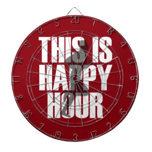 Lopen is een vrolijk uur dartbord