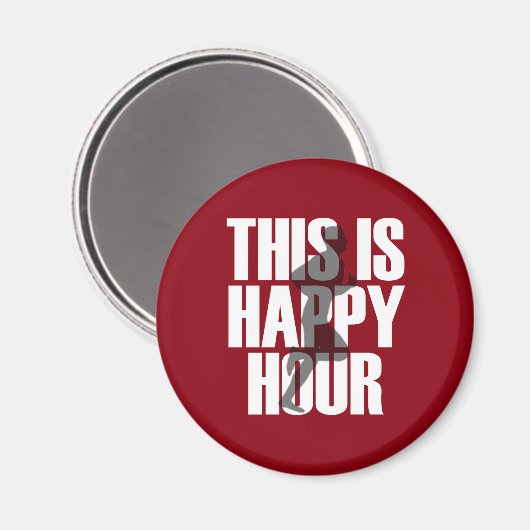 Lopen is een vrolijk uur magneet (Voorkant / Achterkant)