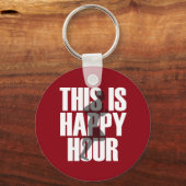 Lopen is een vrolijk uur sleutelhanger (Voorkant)