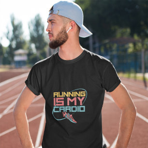 Lopen is mijn cardio   Lever T-shirt