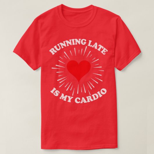 Lopen is mijn cardio t-shirt (Design voorkant)