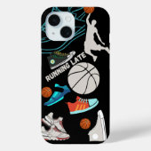 Lopen Laat, Sneakers basketbal Case-Mate iPhone Case (Achterkant)