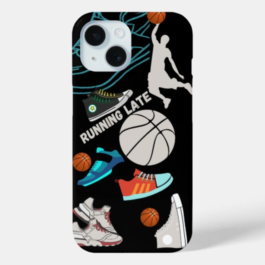 Lopen Laat, Sneakers basketbal Case-Mate iPhone Case (Achterkant)