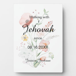 Lopen met Jehova sinds de doop Fotoplaat