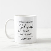 Lopen met Jehova sinds zwart-wit Koffiemok (Links)