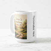 Lopen met mij in geloof koffiemok (Voorkant links)