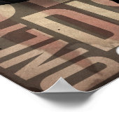 Lopen met Zombies Poster (Hoek)