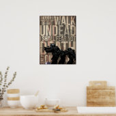 Lopen met Zombies Poster (Keuken)
