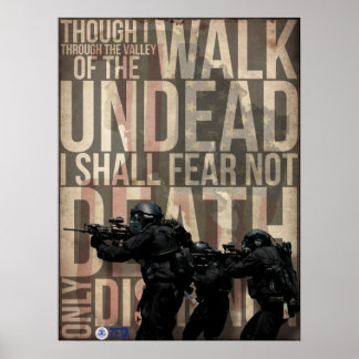 Lopen met Zombies Poster