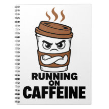 Lopen Op Cafeïne Grappig Koffie Dagboek
