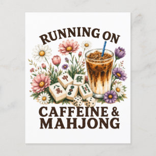 Lopen op cafeïne & Mahjong Flyer