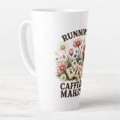 Lopen op cafeïne & Mahjong Latte Mok (Linkerhoek)
