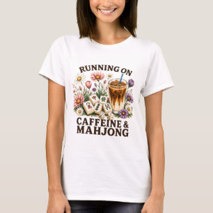 Lopen op cafeïne & Mahjong T-shirt