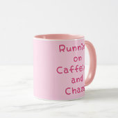 Lopen Op Caffeïne En Chaos Mok (Voorkant rechts)