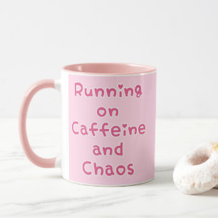 Lopen Op Caffeïne En Chaos Mok