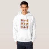 Lopen op Fruit & Slaapjes – Schattige Capybara Fru Hoodie (Voorkant volledig)