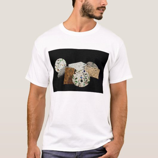 lopen op gerecycleerd glas t-shirt (Voorkant)